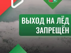 Выход на лед запрещен