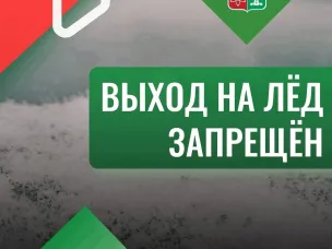 Выход на лед запрещен